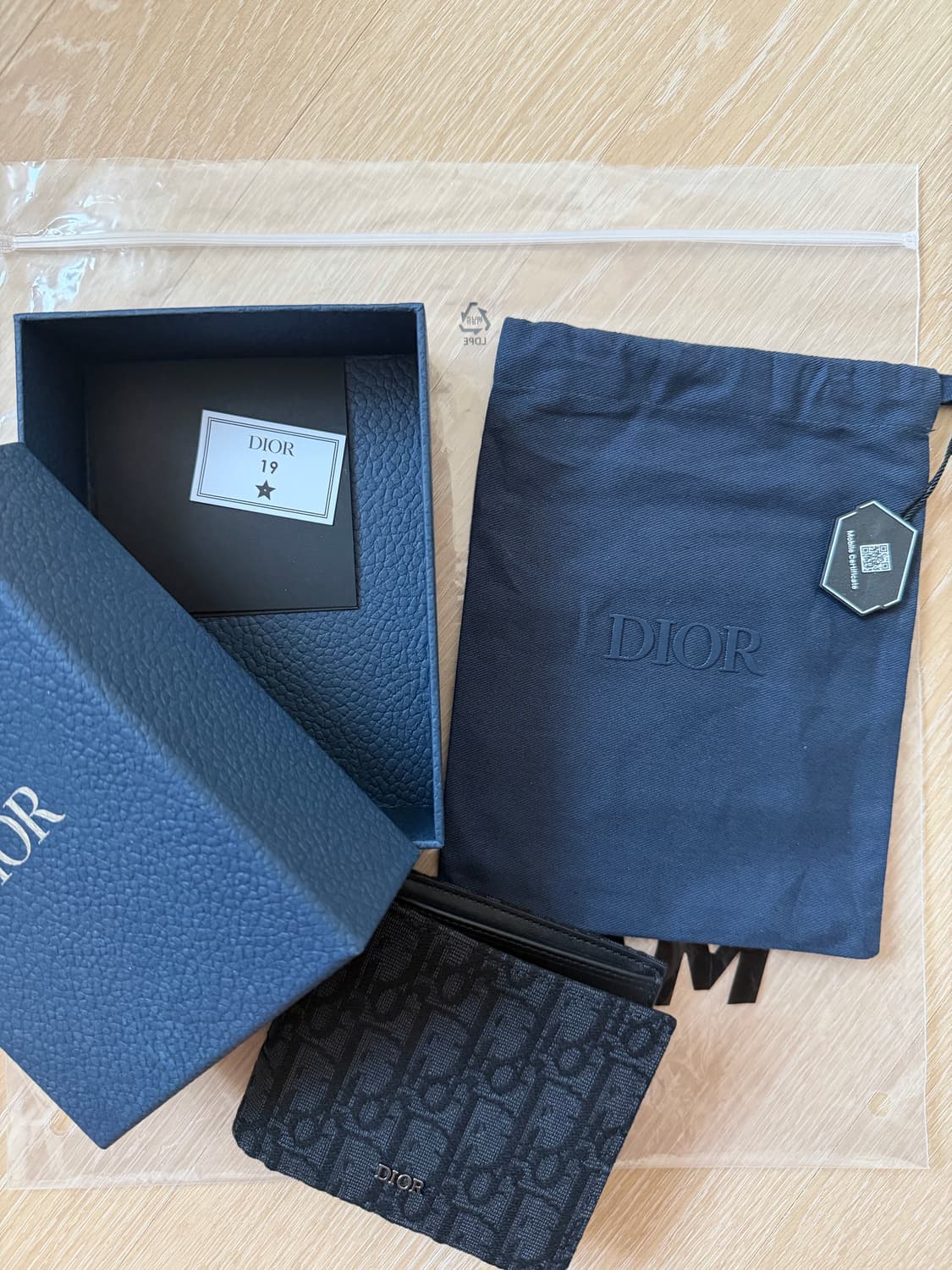 디올 오블리크 반지갑 풀구성 새상품급 급처 상품이미지6