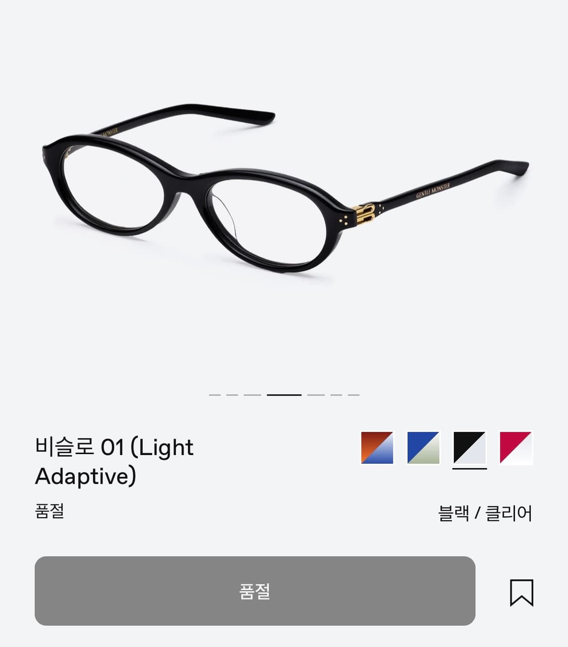 젠틀몬스터 비슬로 01 블랙 상품이미지2