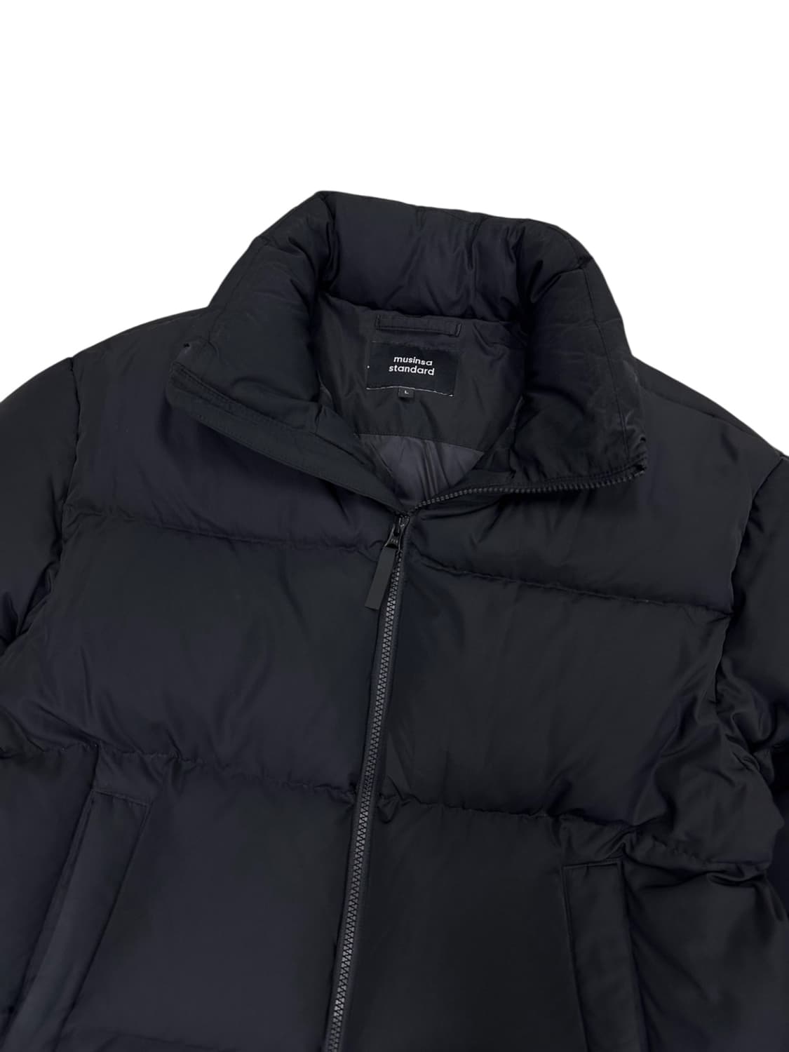 무신사스탠다드 덕다운 패딩 블랙 (L) 상품이미지3