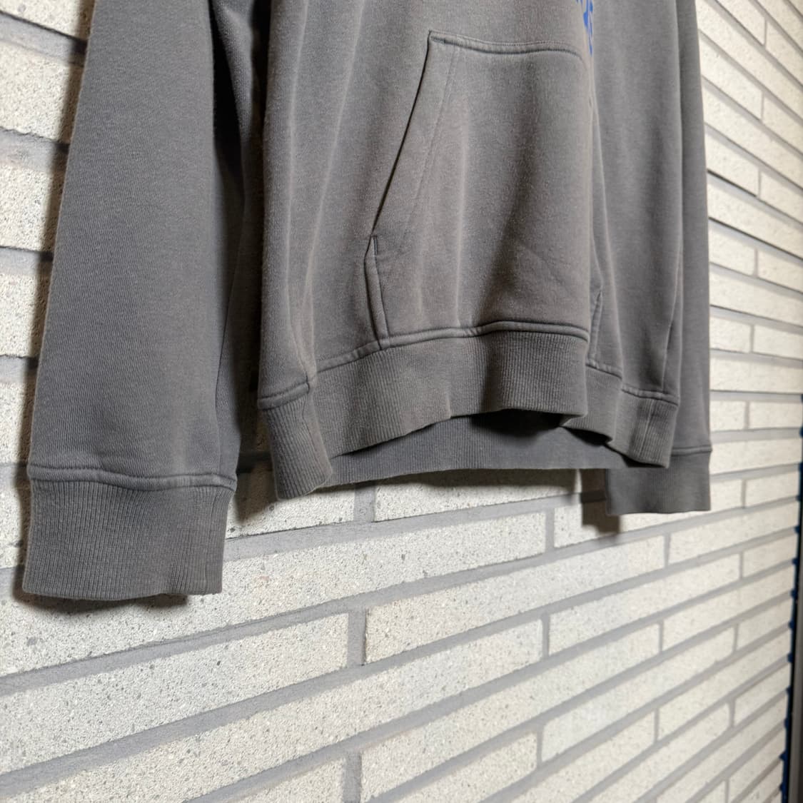 Adidas 아이다스 파이어버드 프린팅 빅로고 후드티 그레이컬러 상품이미지4