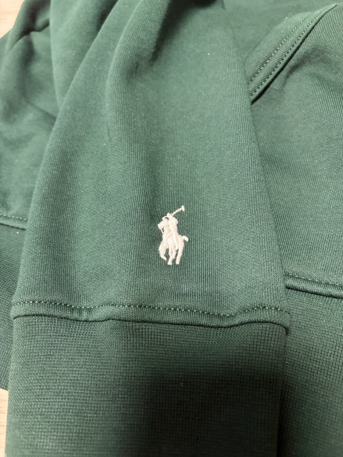 폴로 로고 플리스 스웨트셔츠 (L, 1회실착) 상품이미지5