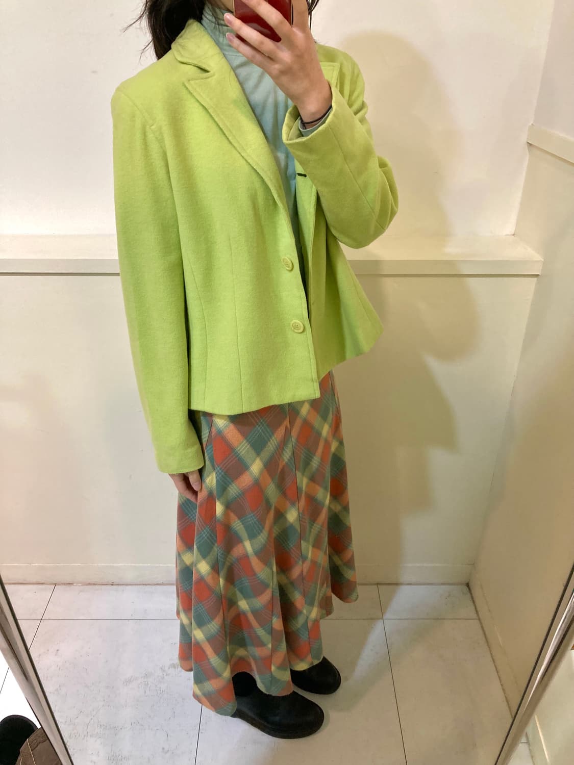 라임 숏 코트/자켓 상품이미지8