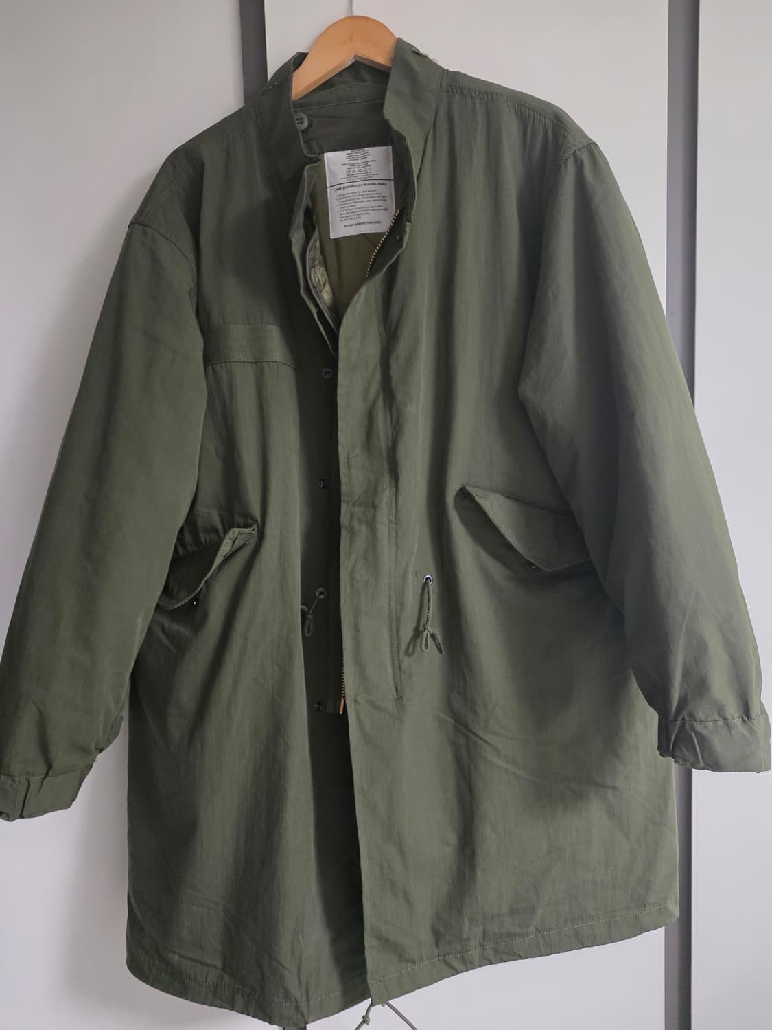 밀텍 m65 피쉬테일 s사이즈 판매합니다 상품이미지1