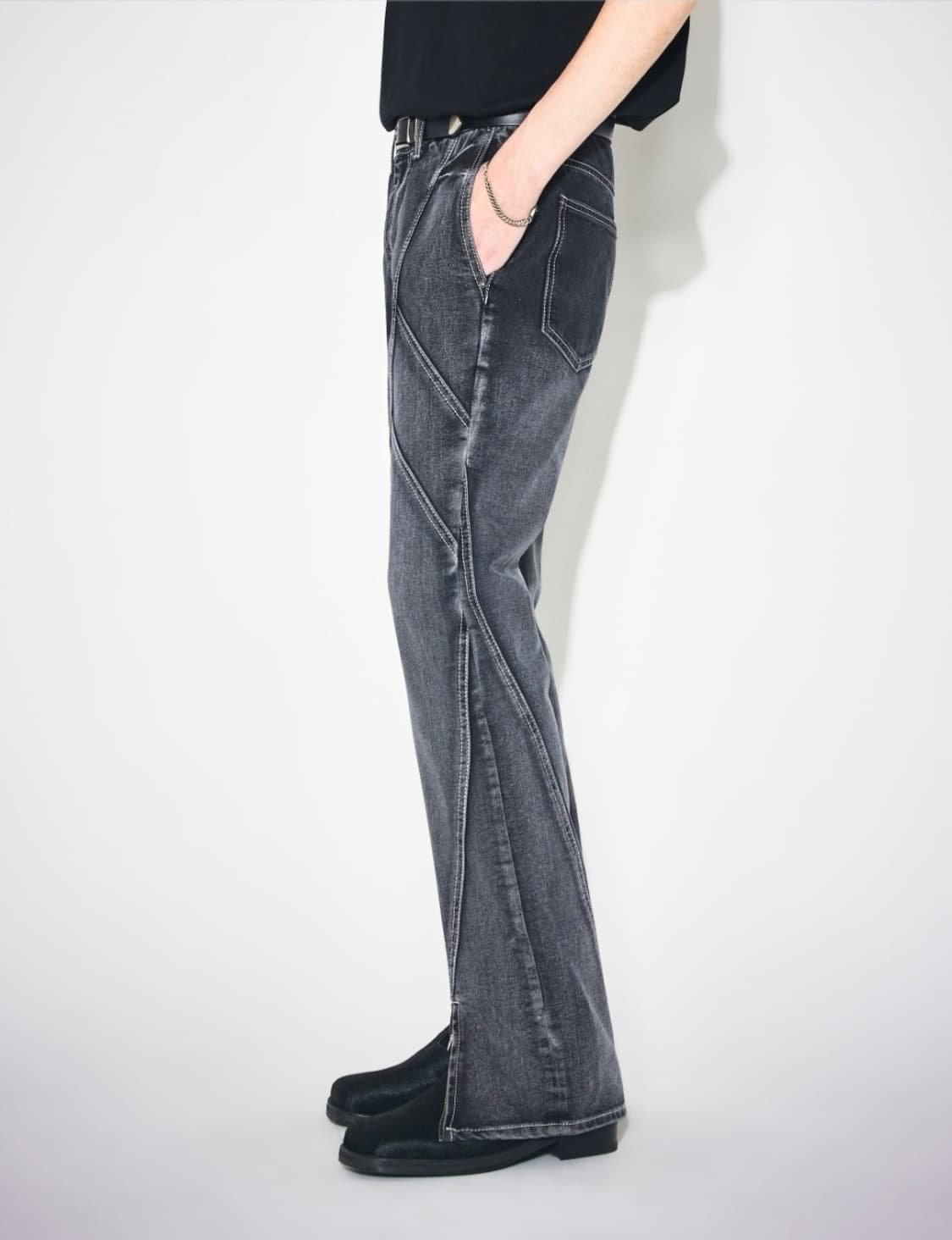 메종미네드 MOLAR FOX 데님 팬츠 48size 상품이미지3