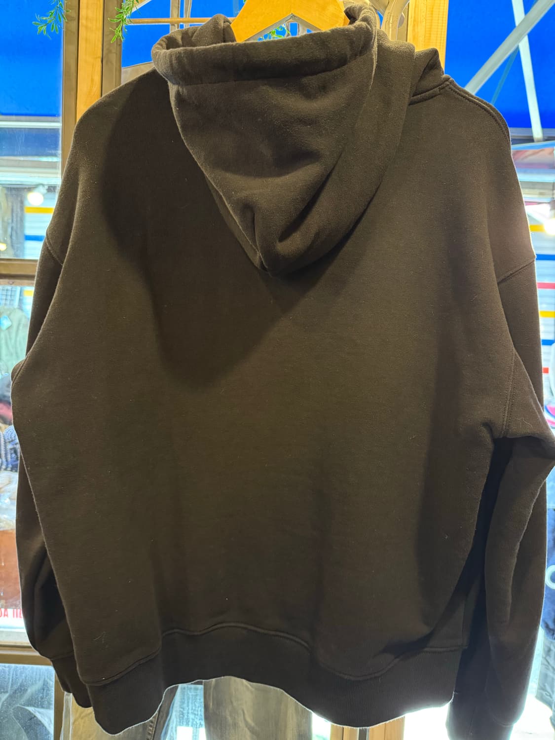 예일 블랙 후드티 상품이미지4