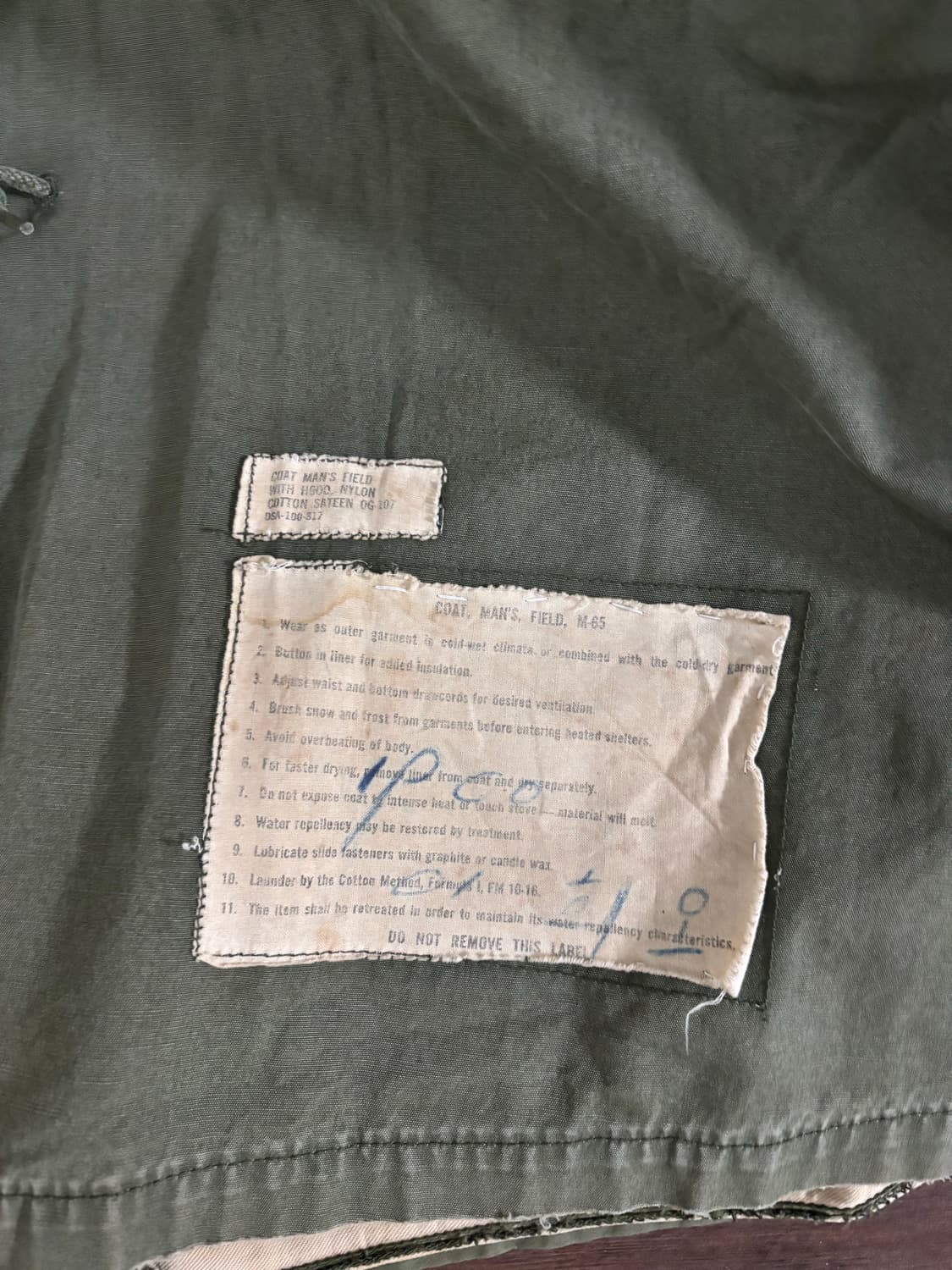 M65 필드자켓 1세대 s-r 상품이미지5