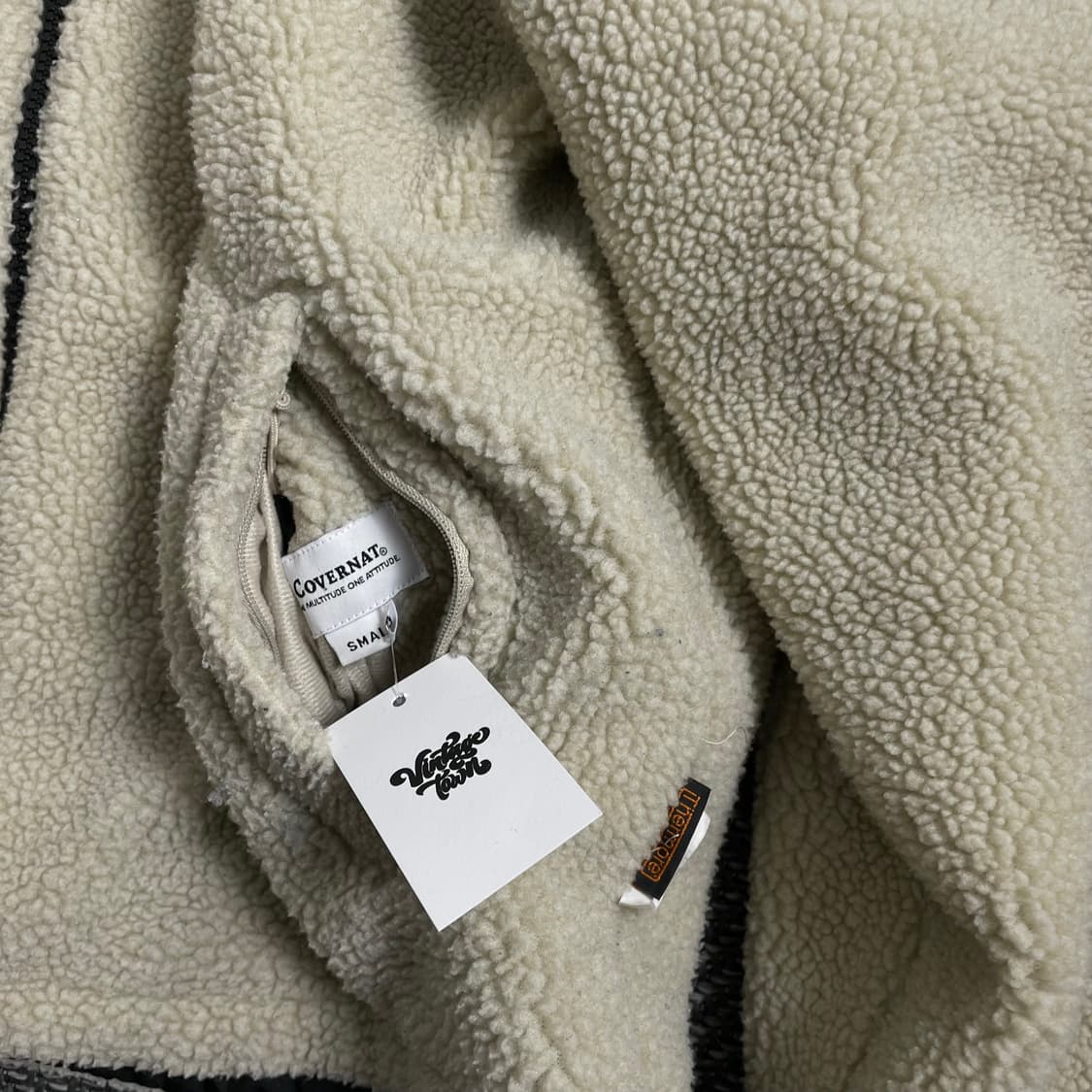 커버낫 빅로고 리버시블 플리스 자켓 o 4279 상품이미지4