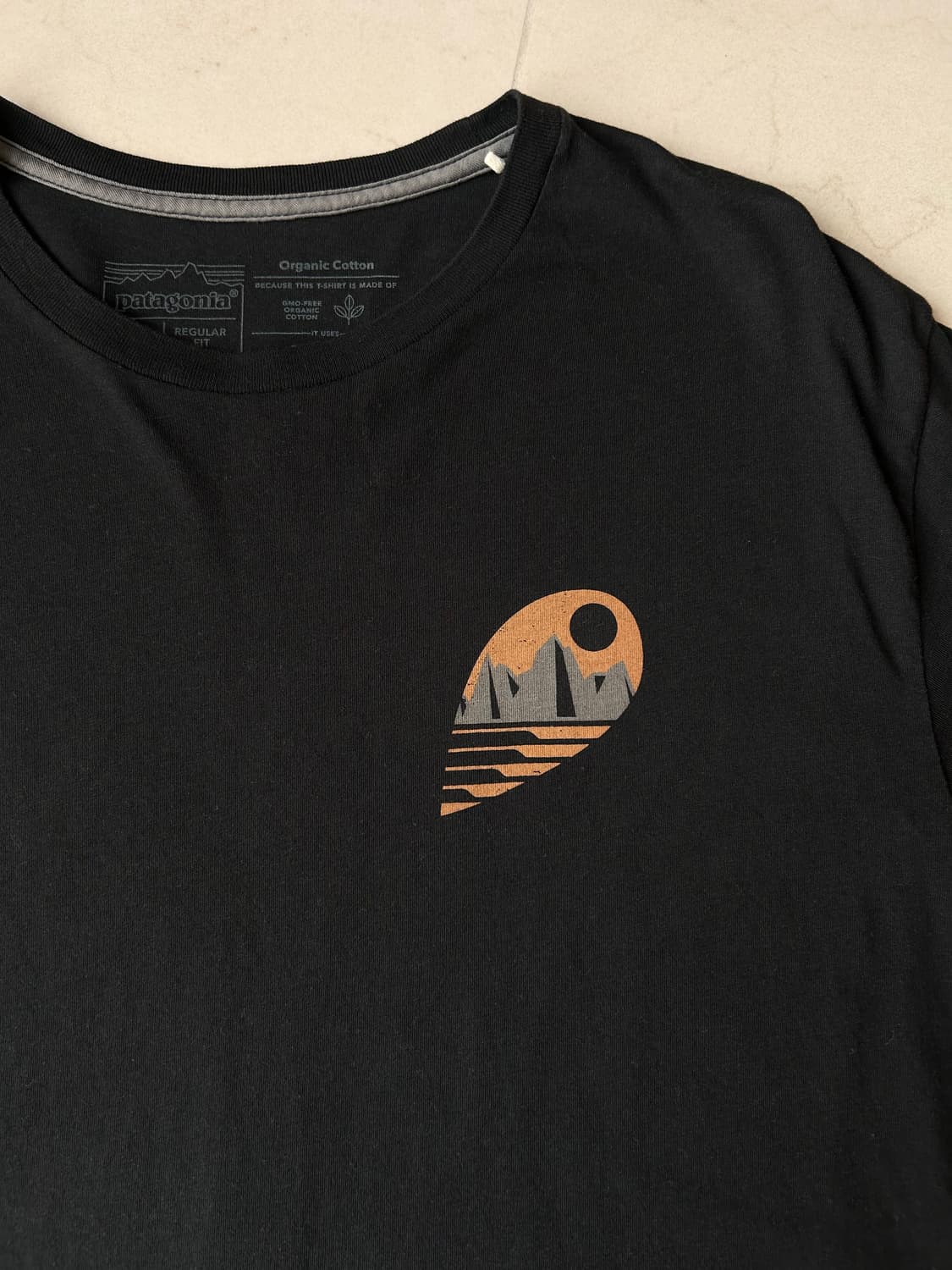 파타고니아 남성 반팔 티셔츠 블랙 M 상품이미지3