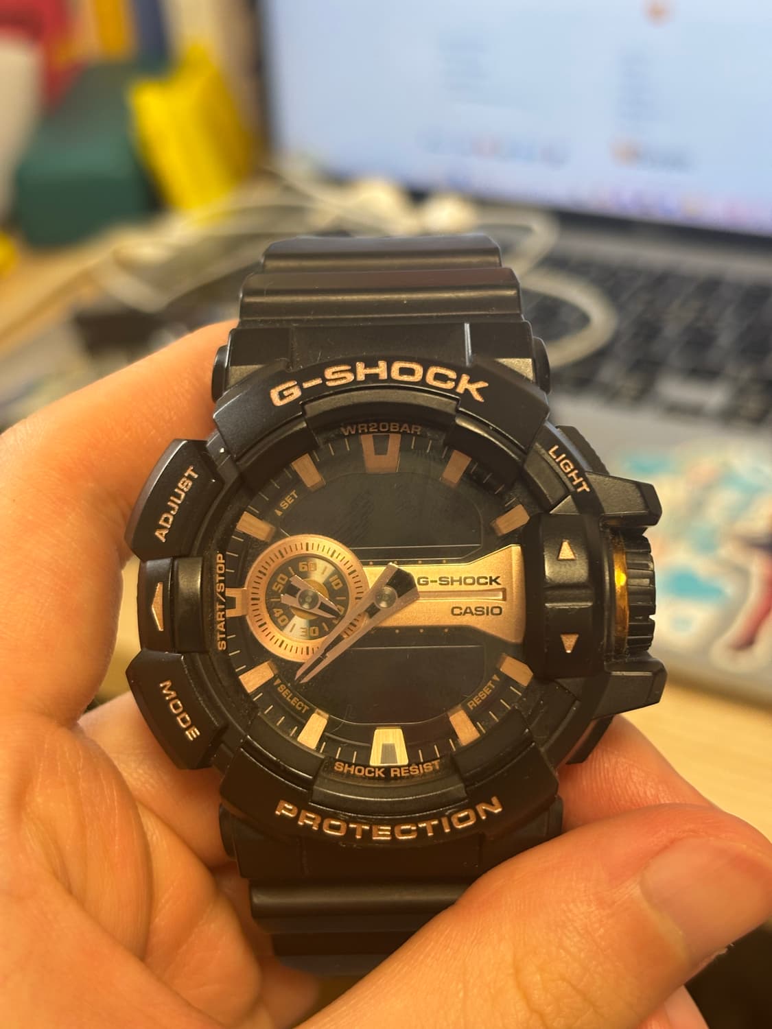 지샥 g-shock GA-400GB-1A4DR 상품이미지2