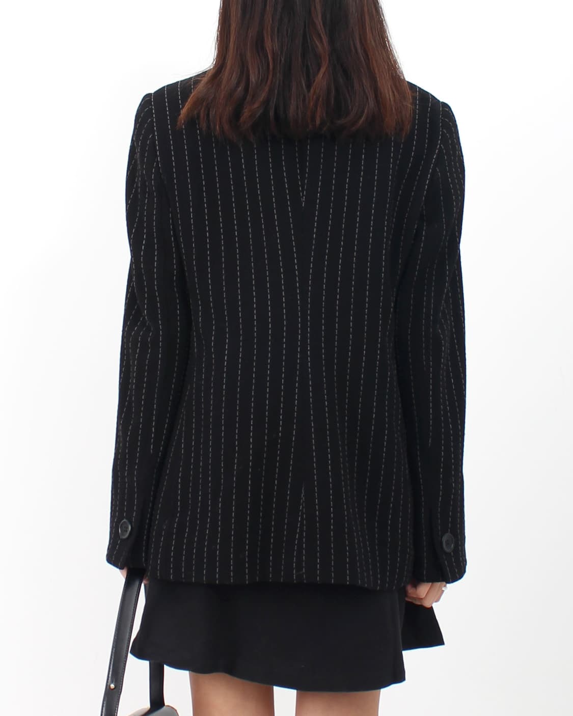 아르마니 Armani 울 모직 클래식 스트라이프 싱글 자켓 상품이미지8