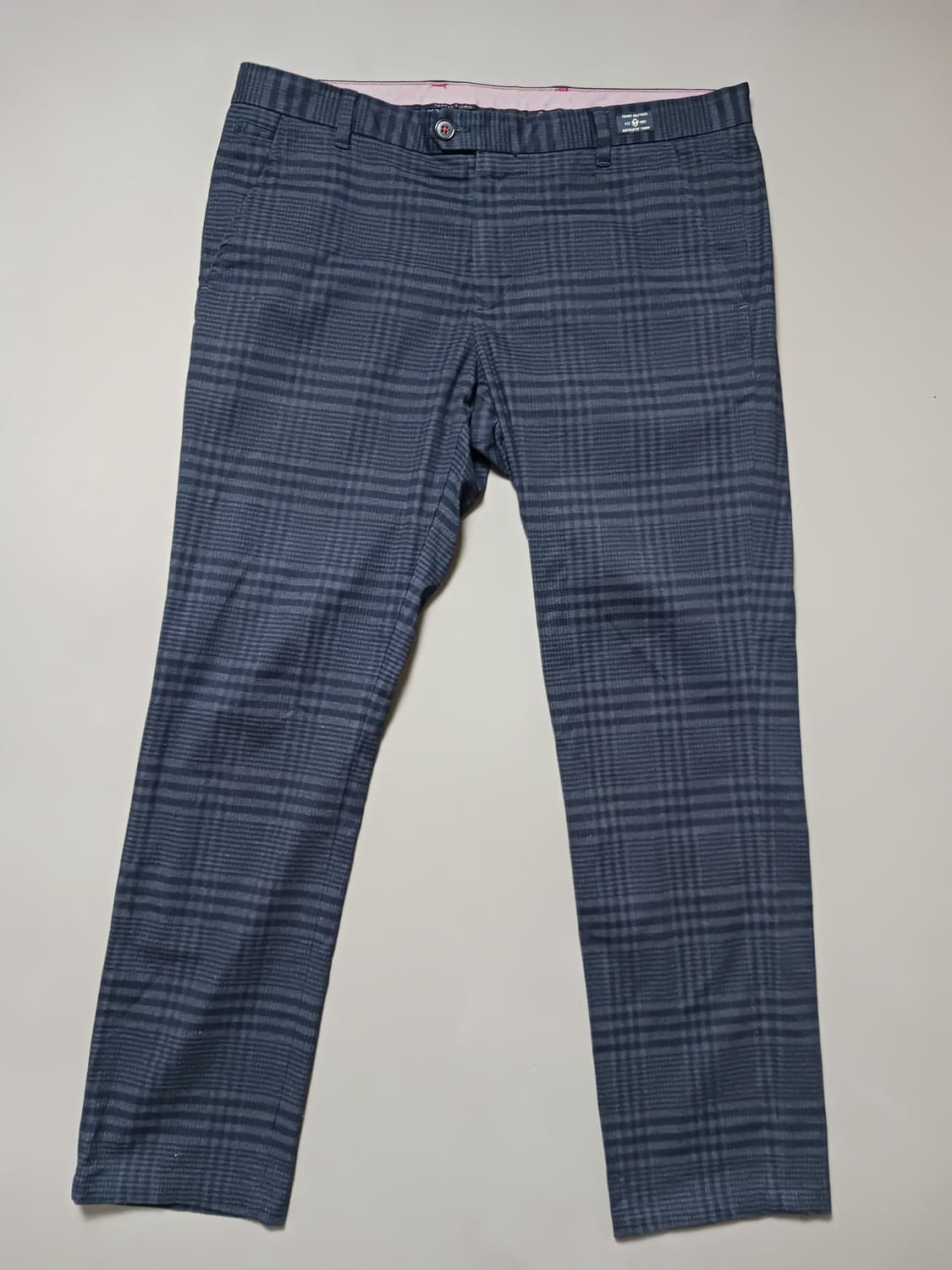 [36] 타미 힐피거 스트레이트핏 체크 덴톤 치노 팬츠 상품이미지1