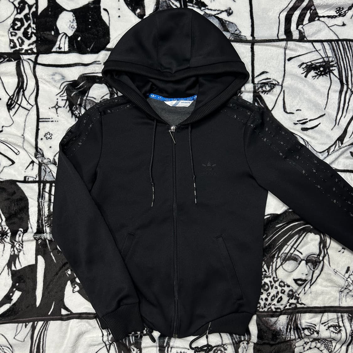 아디다스 블랙 트레이닝복 셋업 상품이미지3