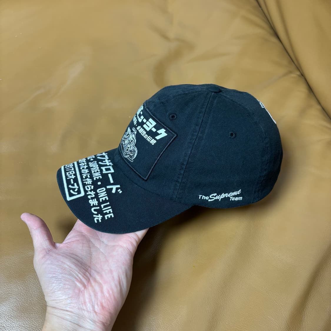 Supreme 슈프림 ATV 블랙 6패널 볼캡 모자 (ATV Black) 상품이미지4