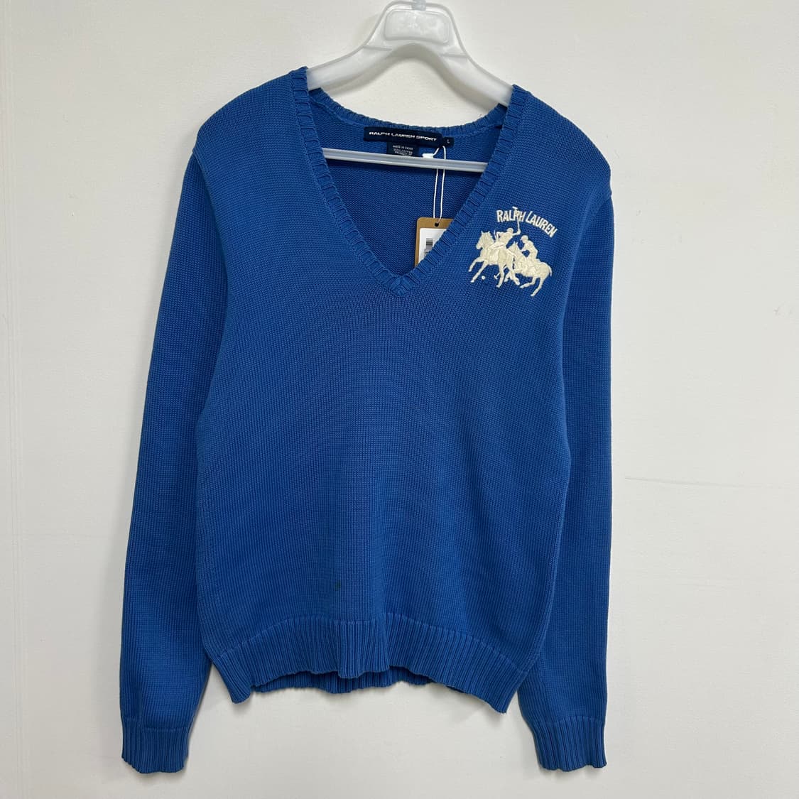 폴로 브이넥 니트[1438] 상품이미지3