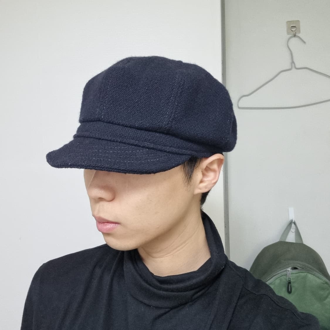 CA4LA x FIVE BROTHER 뉴스보이 캡 네이비 상품이미지7