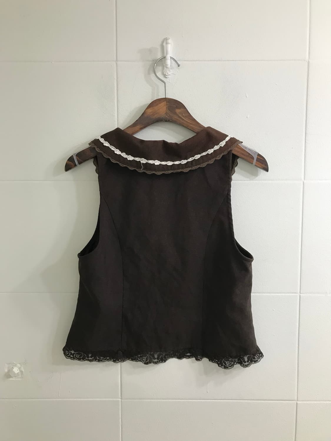 액시즈팜 브라운 레이스 코트 니혼진 모리걸 코디세트 상품이미지6