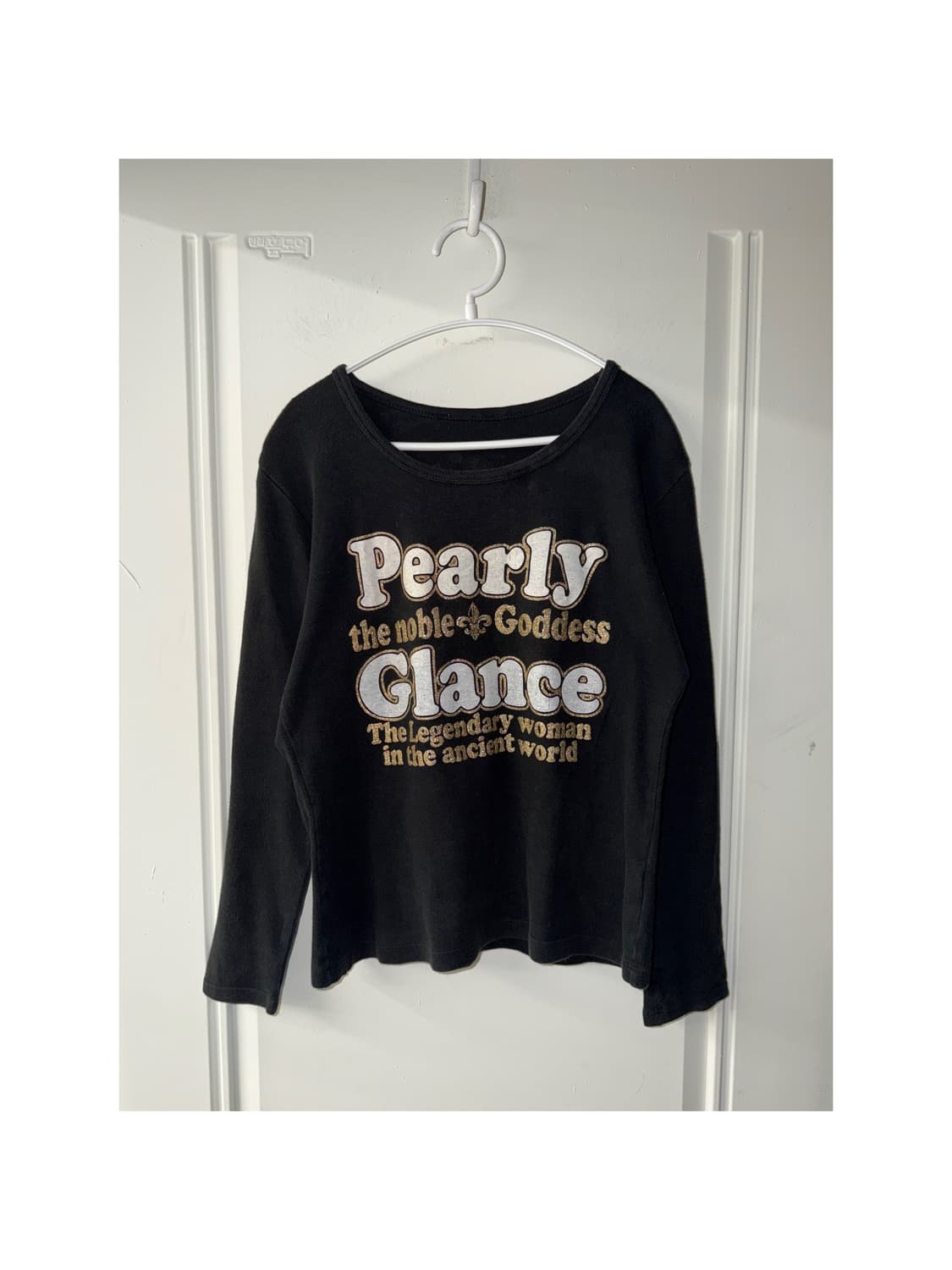 일본빈티지 y2k 레터링 롱슬리브 상품이미지1