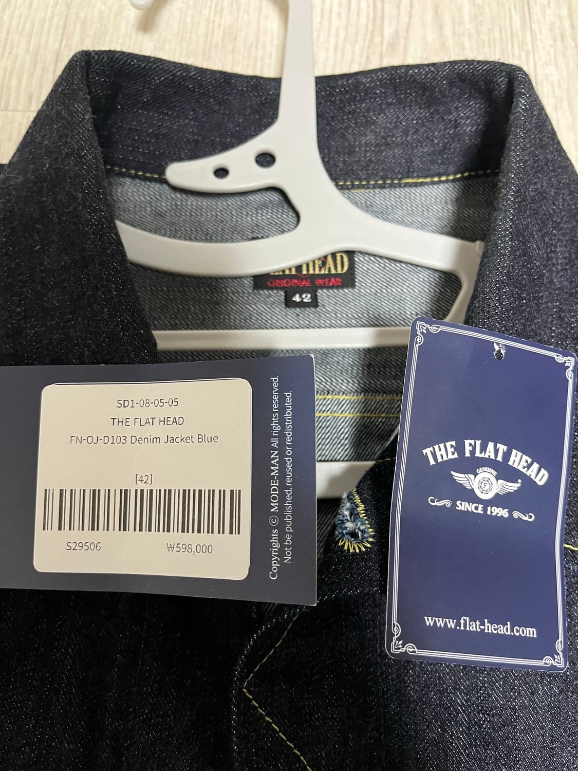 더 플랫헤드 데님자켓 FN-OJ-D103 Denim Jacket 상품이미지3