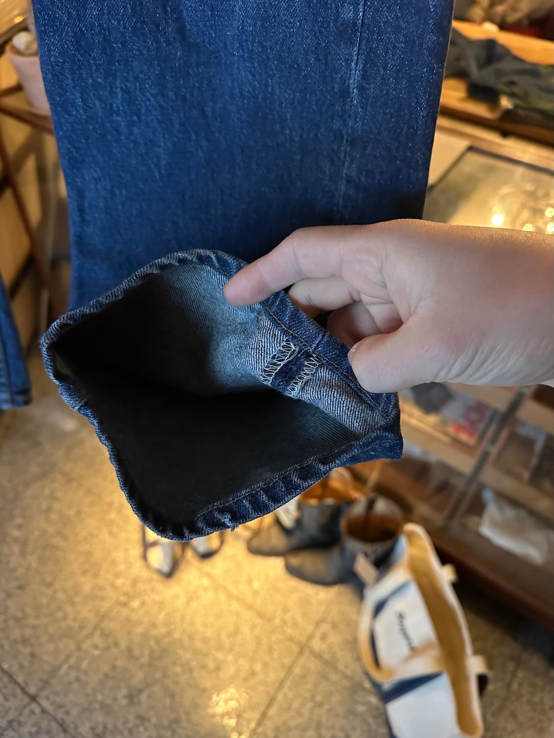 80s USA 빈티지 리바이스 501 0000 데님 팬츠 상품이미지3