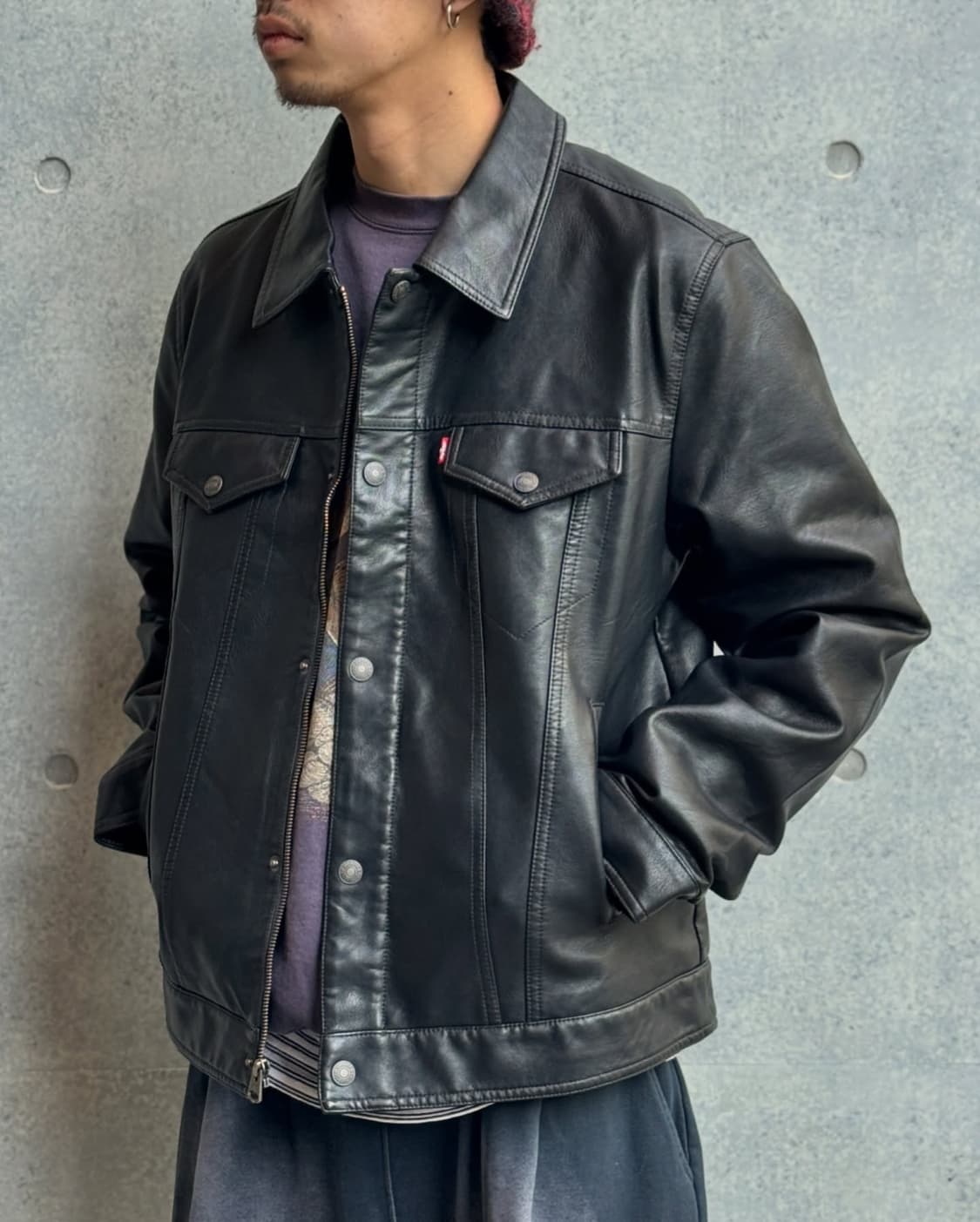 [L] 리바이스 레더 트러커 자켓 상품이미지9