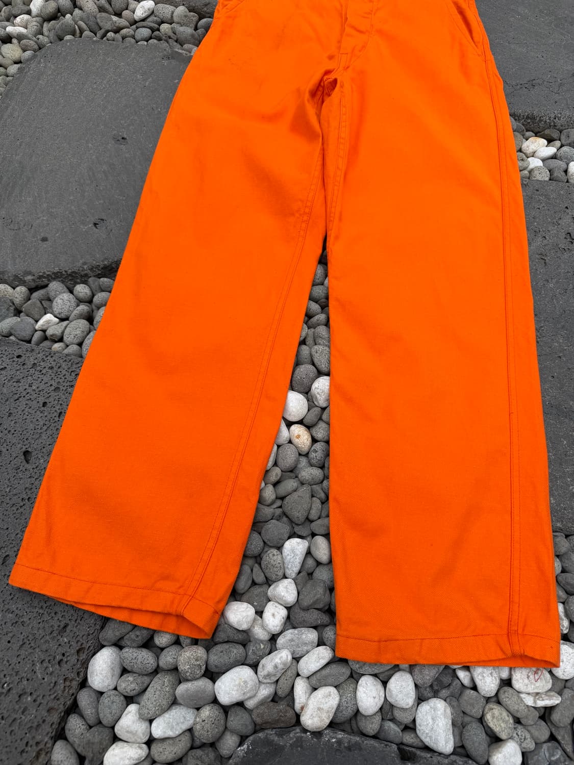 DEADSTOCK 70s MACOBER 데드스탁 오렌지 프렌치워크팬츠 상품이미지6