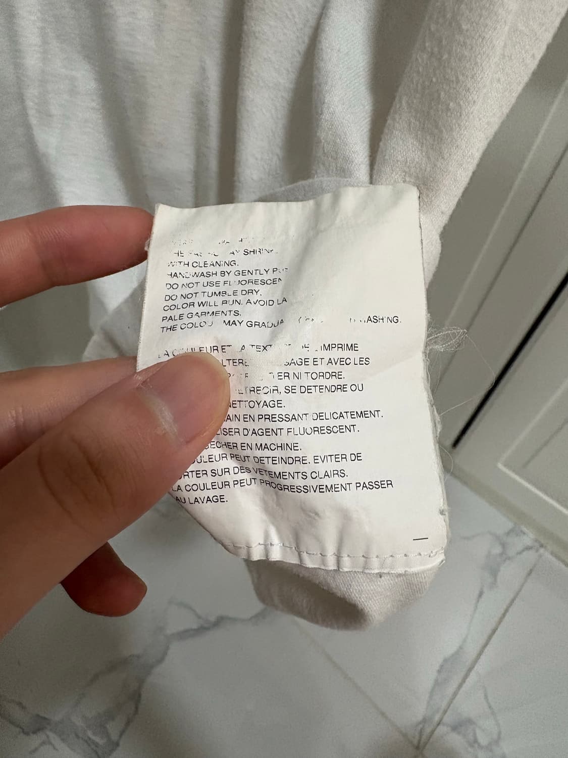 [XL] 꼼데가르송 네이비 도트 반팔티 상품이미지5