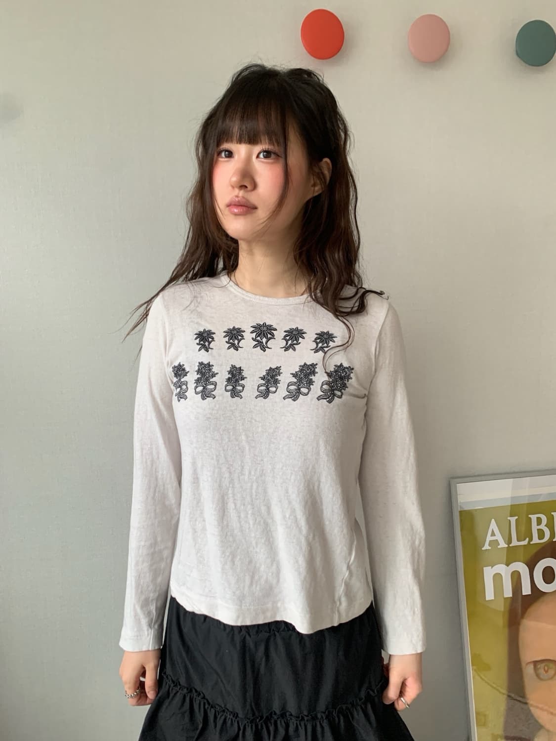 comme des garcons, flower top 상품이미지3