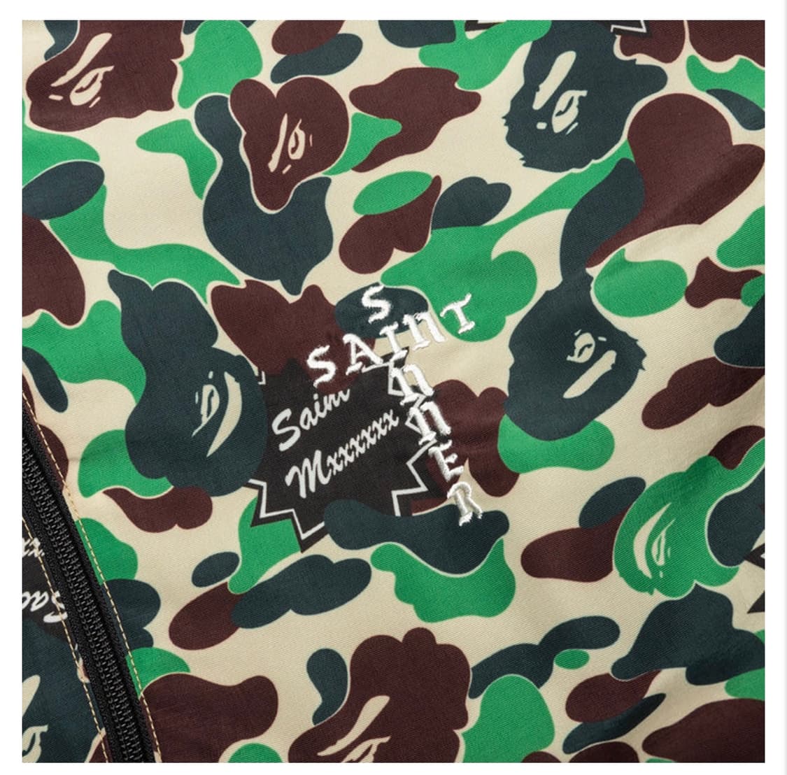 세인트 마이클 x 베이프 트랙 자켓 카모 상품이미지3