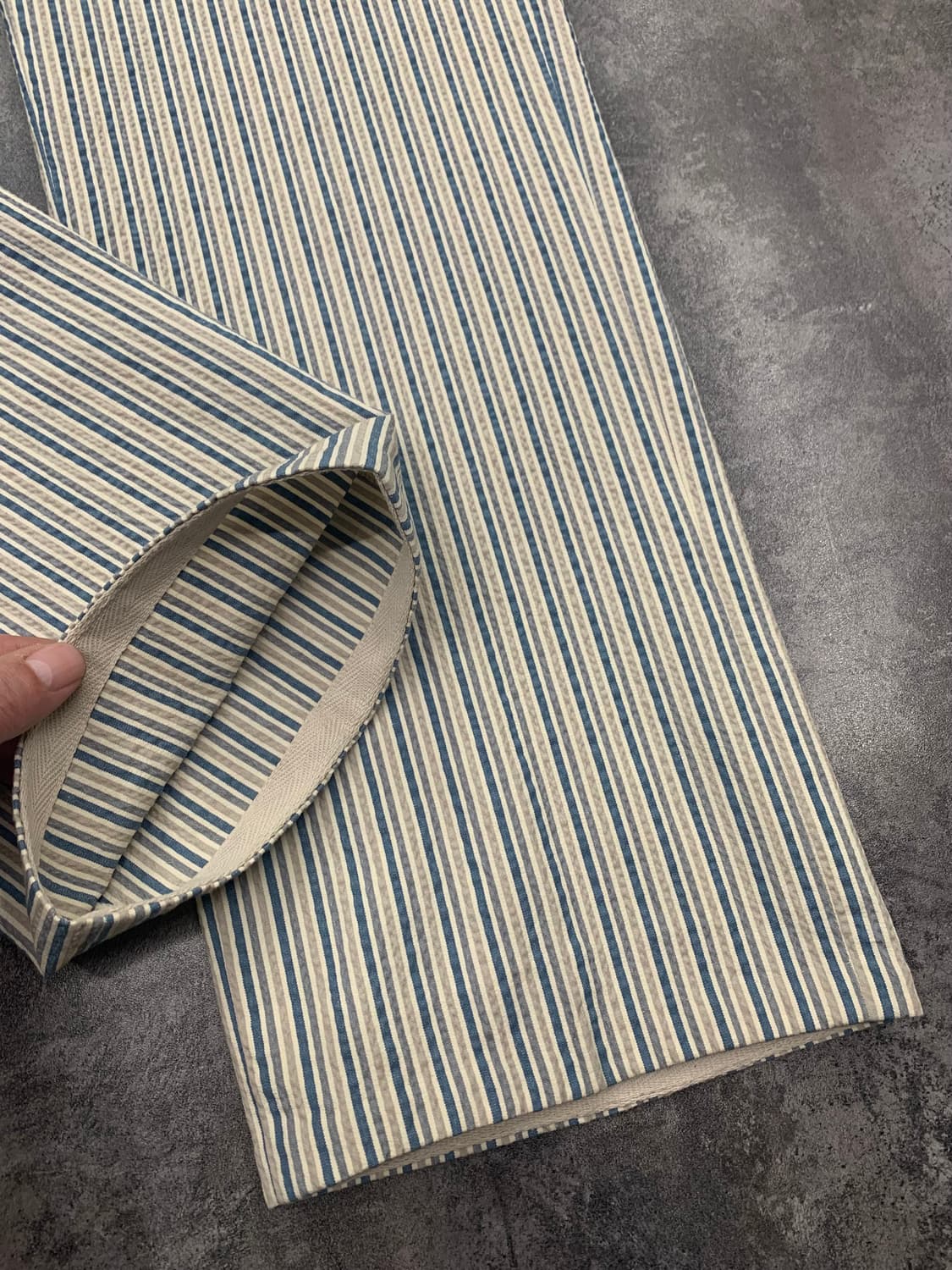 HERMES 에르메스 시어서커 팬츠(코튼/라이크라)44사이즈(국내 36) 상품이미지5