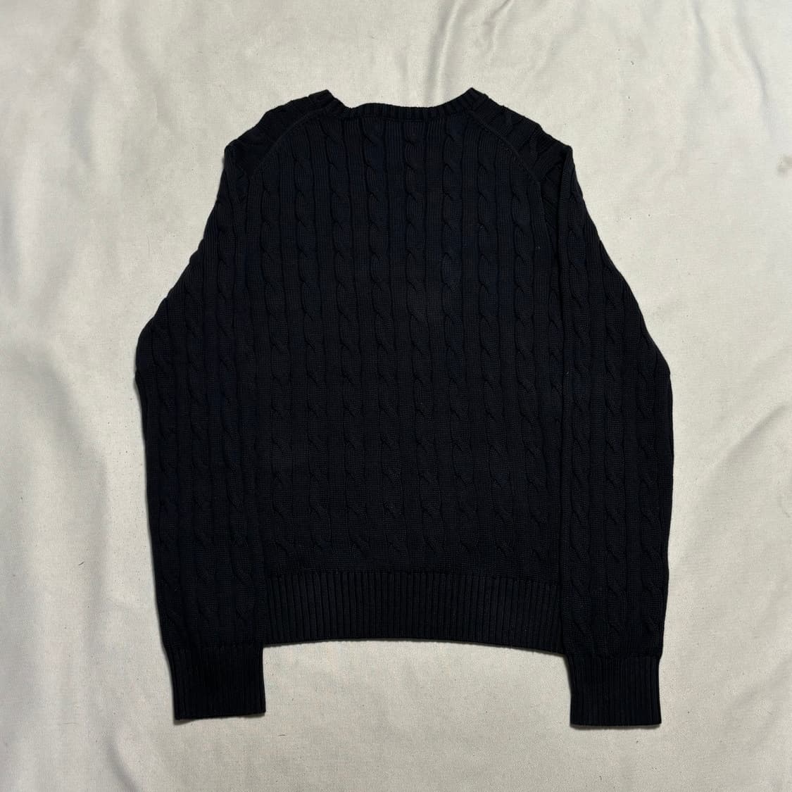 XL 폴로랄프로렌 블랙 케이블 니트  상품이미지3