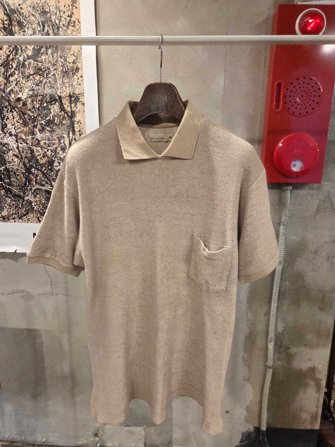 rdv o globe 테리코튼 티셔츠 상품이미지1