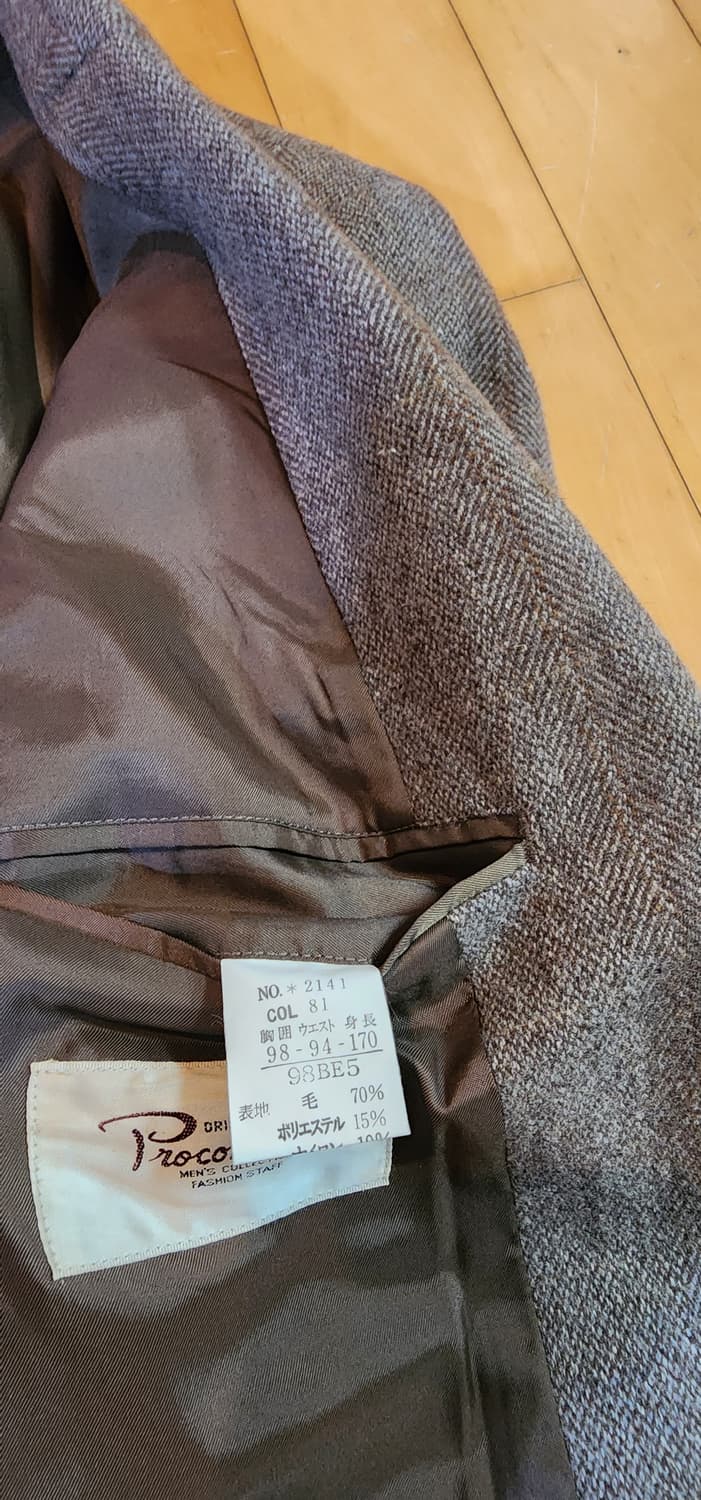 브라운 모직자켓  L 상품이미지8