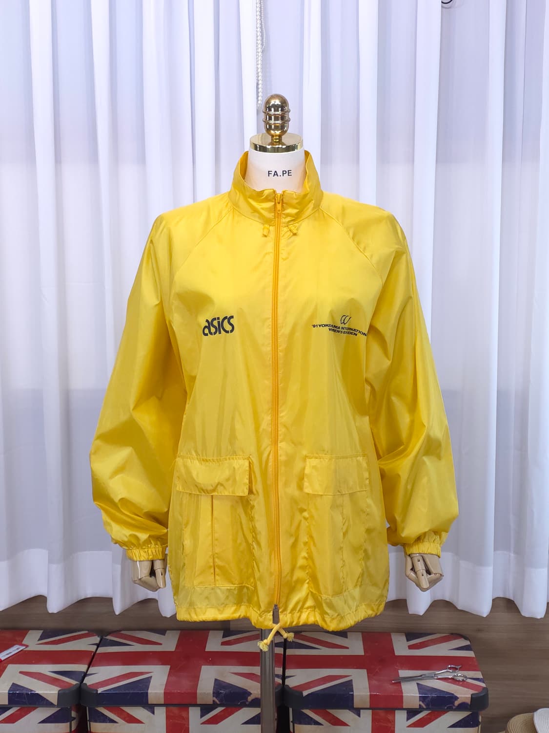 아식스 91's 요코하마 여성 바람막이 L 상품이미지5