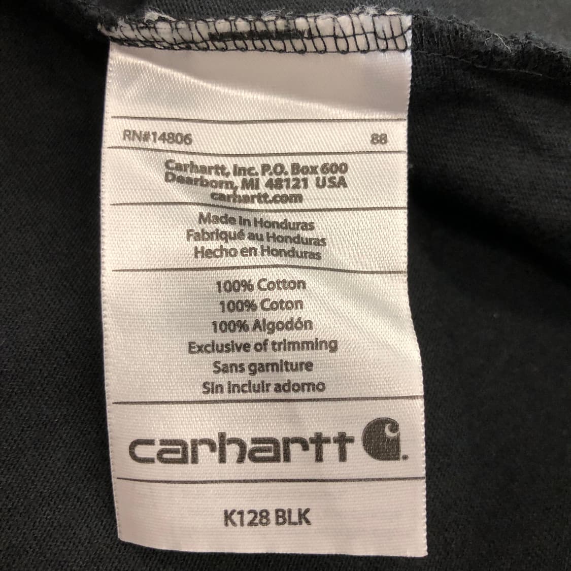 칼하트 워크웨어 헨리넥 롱슬리브 95-100 K128 상품이미지6