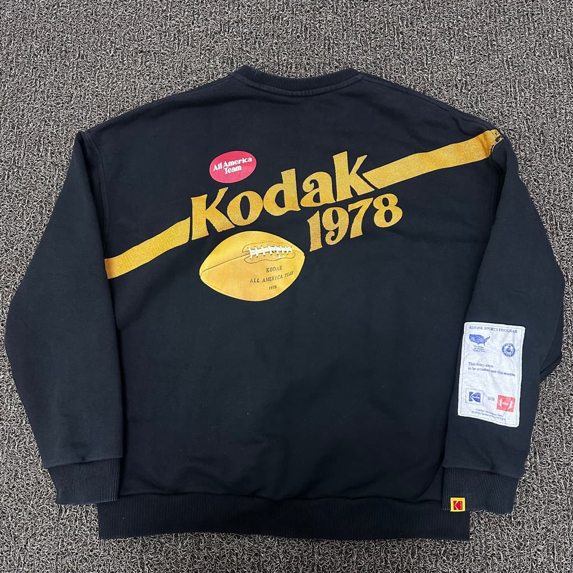 KODAK 코닥 맨투맨 블랙 L 상품이미지4