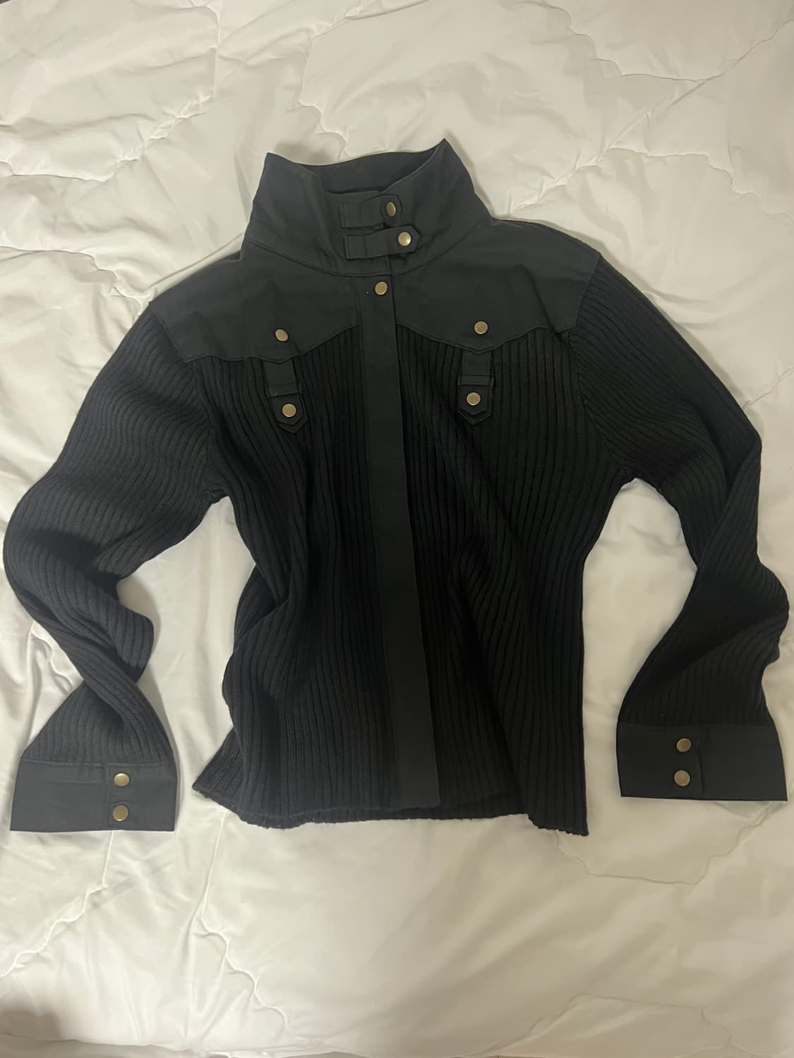 vintage high neck knit 상품이미지2