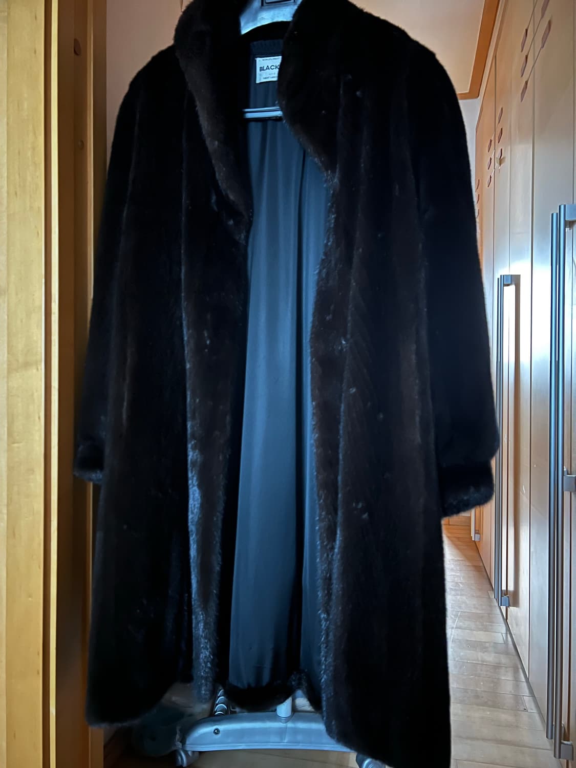 밍크코트 블랙글라마 상품이미지2