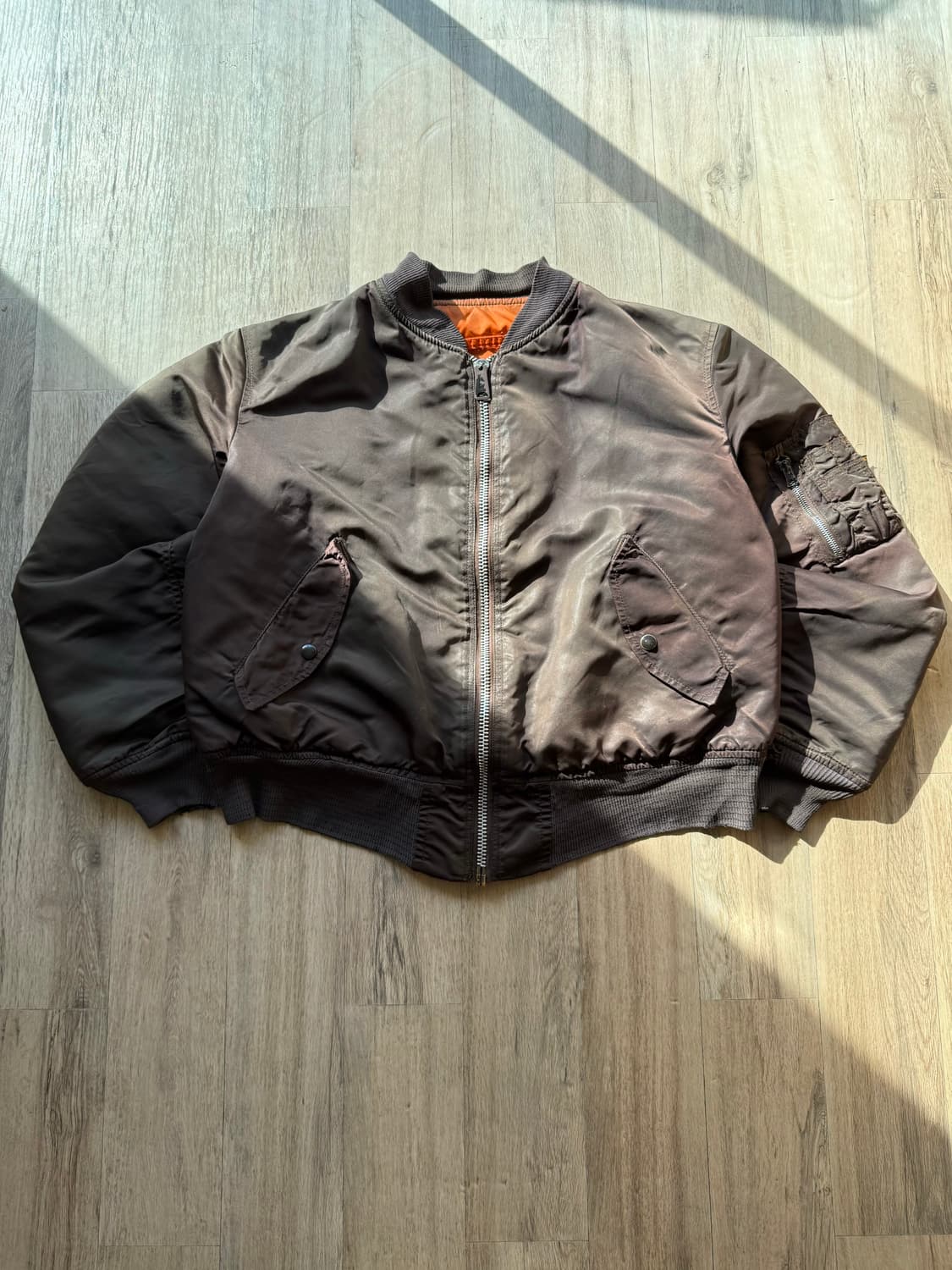 Vintage Military MA-1 Bomber Jacket 90s 상품이미지2