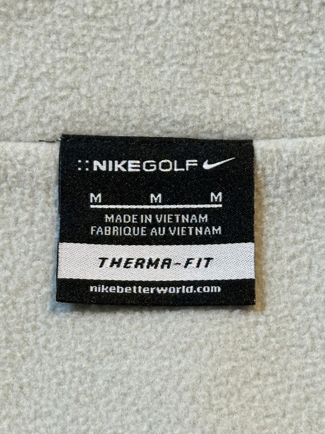 나이키 골프 써마핏 스우시 플리스 하프 반집업 라이트그레이 상품이미지4