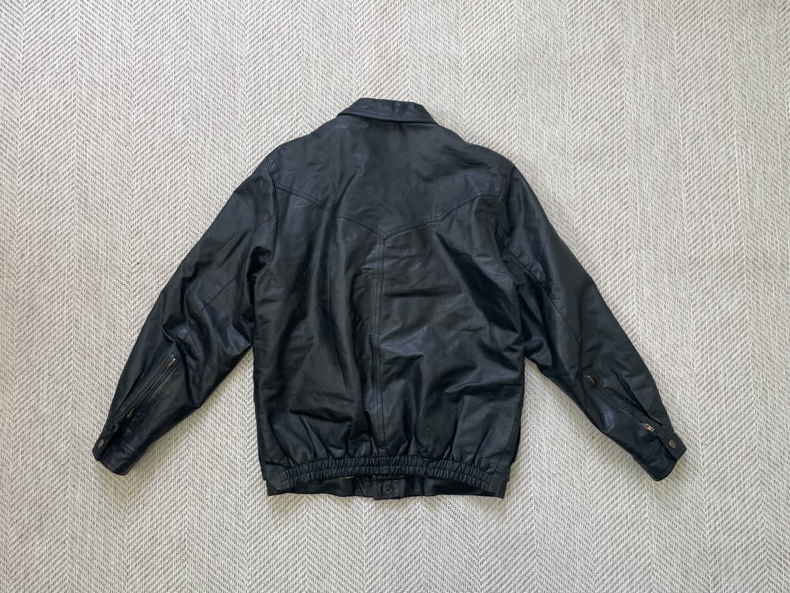 빈티지 A-2 플라이트 레더 봄버자켓  상품이미지7