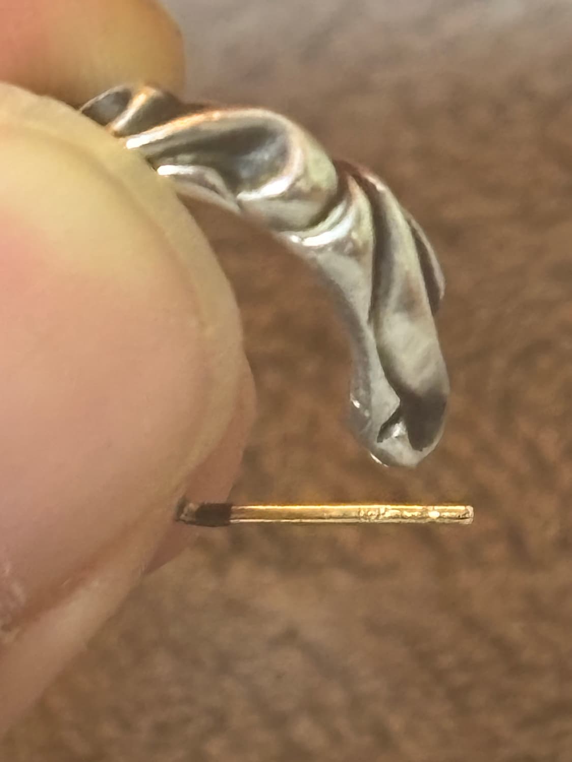 크롬하츠 스크롤 후프 이어링 상품이미지7