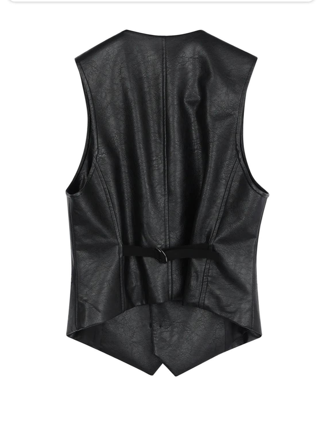 Youhee 리본 가죽조끼 leather vest 새상품 상품이미지3