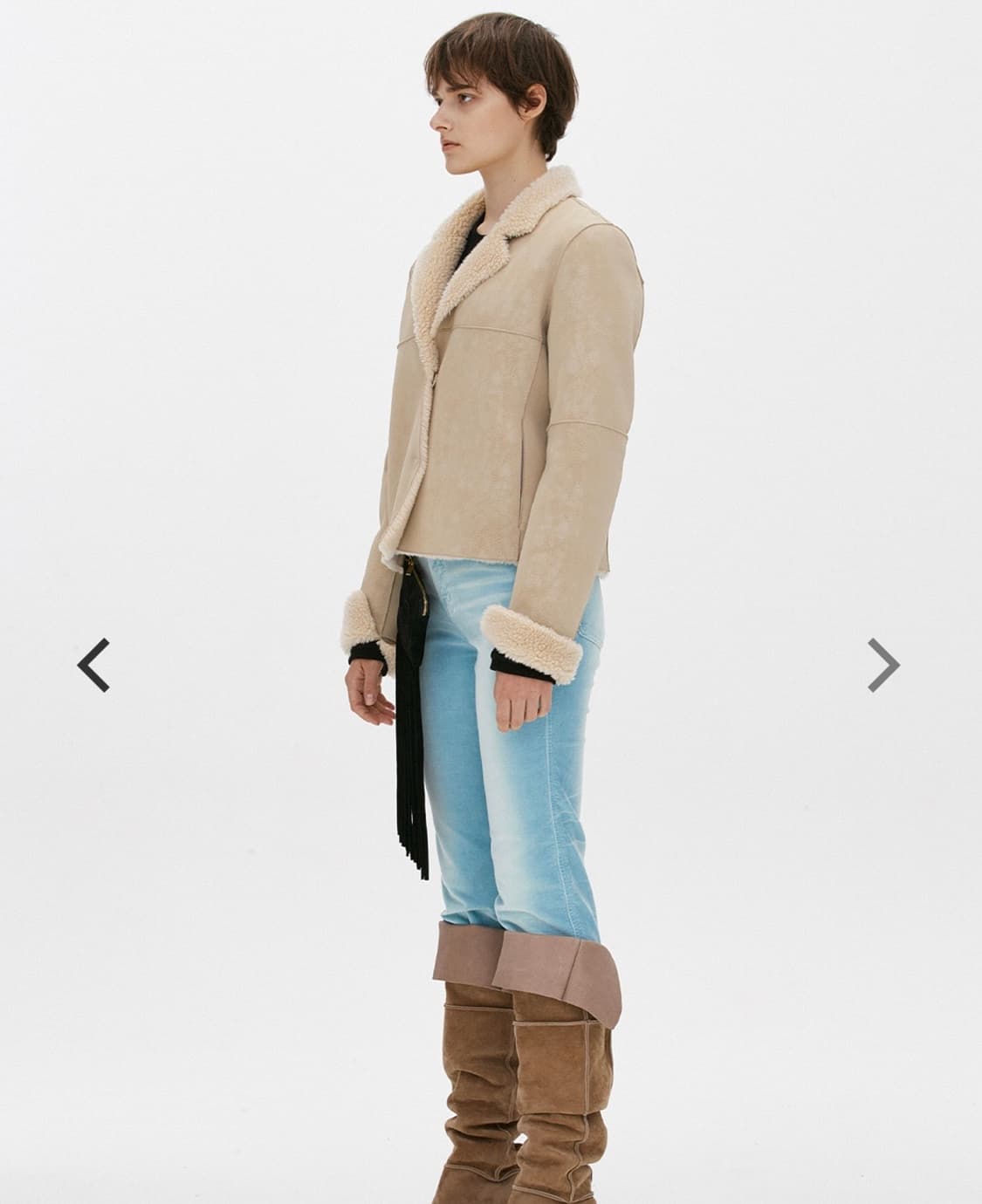 더오픈프로덕트(OPEN YY)시어링 리버시블 자켓 상품이미지2