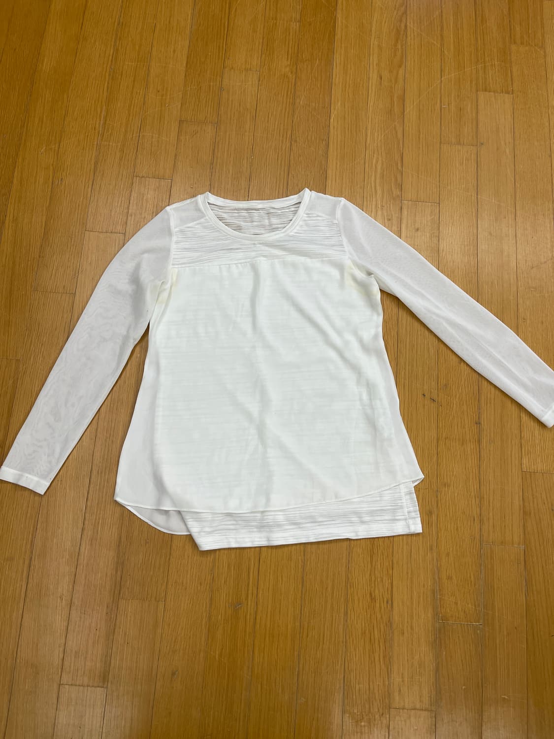 See-through  Blounger White Blousee 상품이미지2