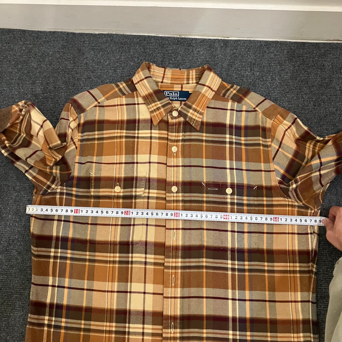 N202 폴로 체크 셔츠 팔꿈치패드 상품이미지5