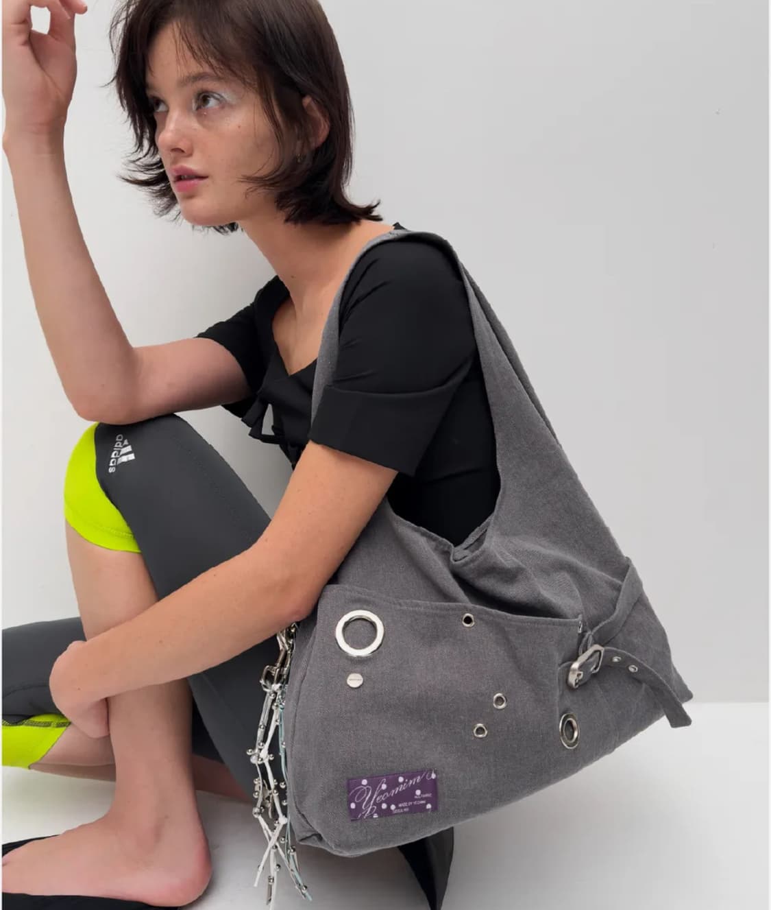 여밈 layout bag (charcoal) 레이아웃 가방 상품이미지2