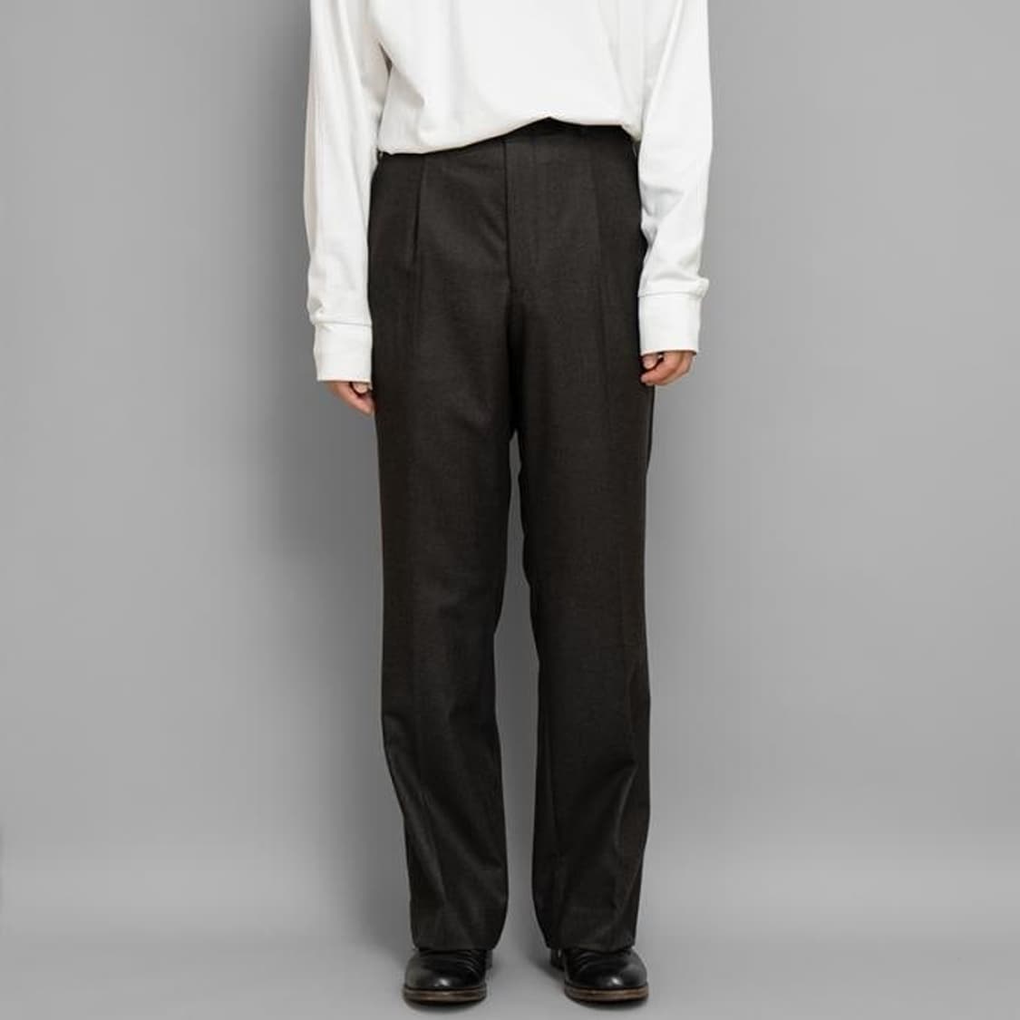 오라리 울 풀링 플란넬 슬랙스 5사이즈 상품이미지2