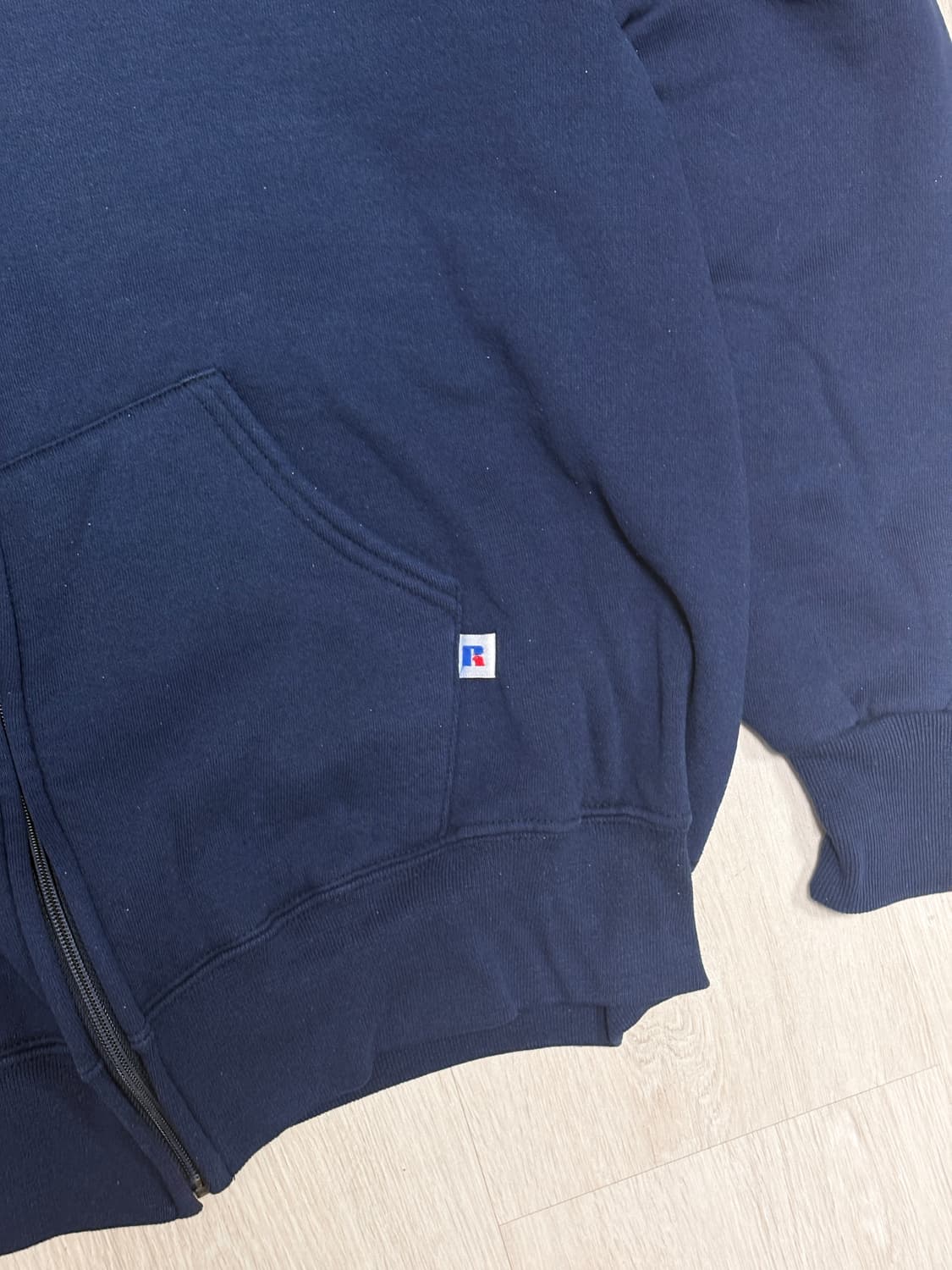 90s 러셀 후드집업 네이비 상품이미지4