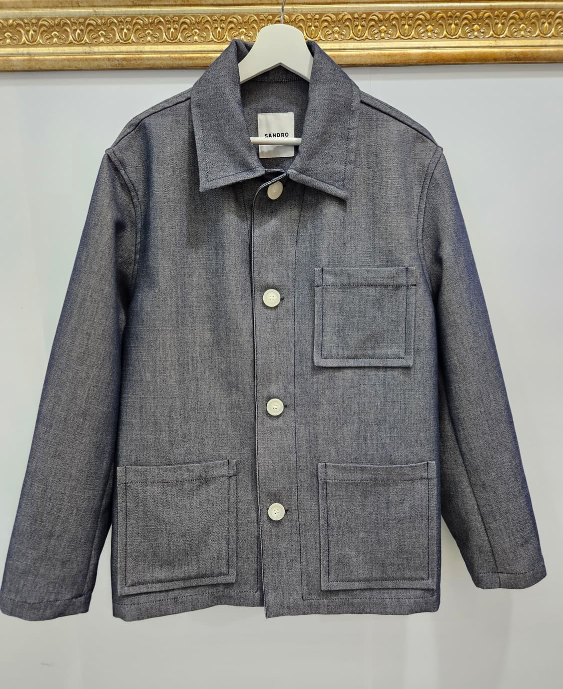 산드로 포켓 셔츠 재킷 상품이미지2