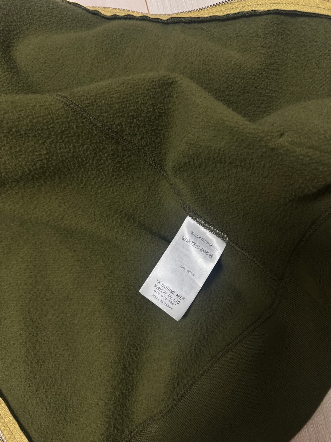 베이프 후드집업 정품 M 상품이미지8